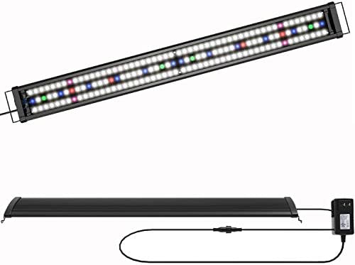 WOINO 115-145cm 156LED풀 spectre5색LED담수 소금물 용수조 후드 라이트