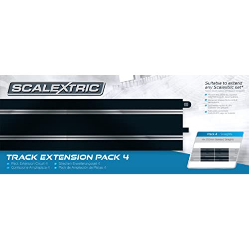 Scalextric C8526 Track Extension팩 4 - Straights 132 Scale Accessory