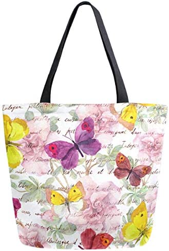ZzWwR Vintage Ocean Sea Turtle Starfish Map Print Extra Large Canvas Shoulder Tote Top Storage Handle 가방 체육관 Beach Weekender Travel Reusable Grocery Shopping