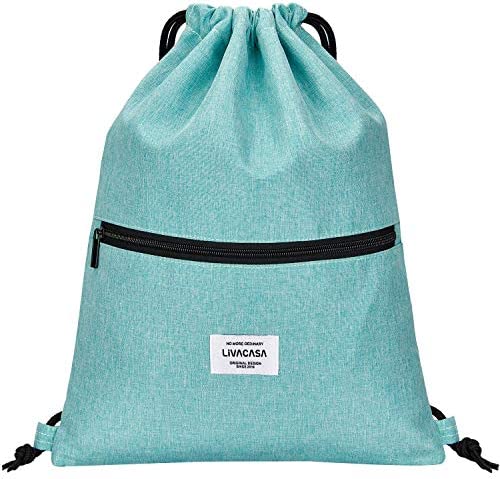 LIVACASA Drawstring 백팩 가방 Large 13x16.5" Men Women