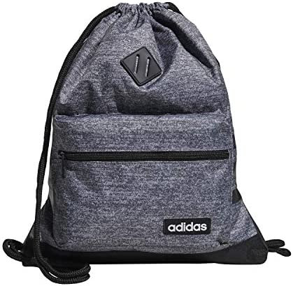 adidas 남녀공용 클래식 3S Sackpack White Jersey/White ONE SIZE