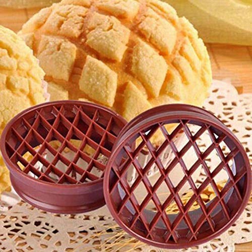 Plastic Lattice Press Pineapple Bun Mold,Baking Tool Bread,Cake,Biscuit,Kitchen Pastry