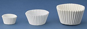 Momoka Apron Baking Cups, Standard, 1000-Count, White