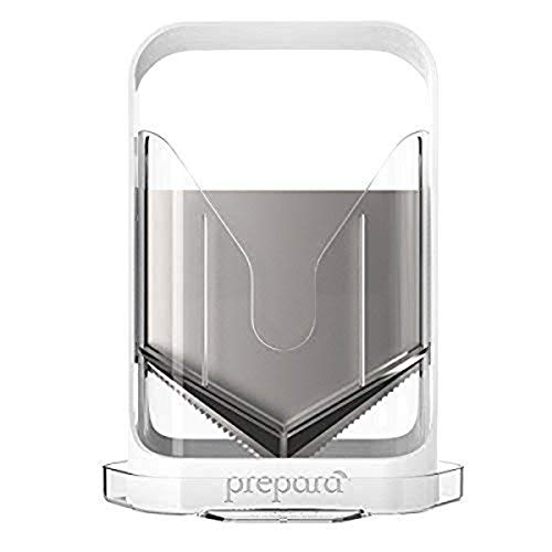 Prepara Slicer 스테인레스 스틸 Bagel Splitter 5.8 x 3.6 7.75 inch white