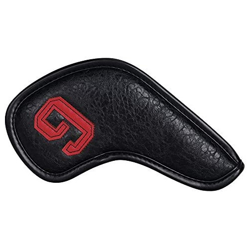 Craftsman 골프 3 4 5 6 7 8 9 P S L G 매트 아이언 헤드커버 세트 Red Big 가죽 No.on Both Sides Left Right Handed Golfer You can Buy just 1pc 12pcs/Set