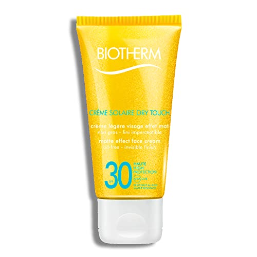 Biotherm Creme Solaire Dry Touch UVA/UVB Matte Effect Face Cream, SPF 50, 1.69 Ounce