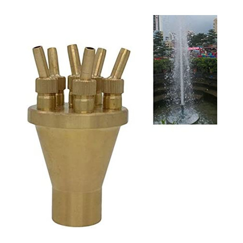 Thaoya Brass Column Garden 스퀘어 Fireworks Pool Pond 조절되는 Fountain Nozzle Sprinkler 스프레이 Head SSH332 2.0