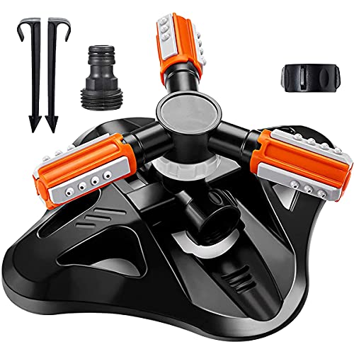 XQXC Garden sprinklers 360-degree Rotating 조절되는 Lawn Sprinkle Irrigation Systems Outdoor lawns 그린 Hose Clamps