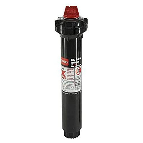 Toro 53710 12-Inch Pop-Up Fixed Spray Shrub Sprinkler (Body Only - Nozzle Sold Separately) , Black