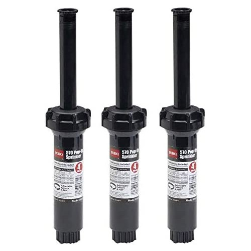 Toro 53814 4-Inch Pop-Up Fixed-Spray Variable 조절되는 Nozzle 0-360-Degree 15-Feet