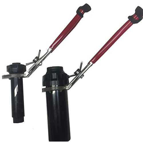 Sprinkler Head Wrench Stainless Steel PRO, Fastest removal, replacement, repair & adjustment tool No digging or mess. Works on ALL SIZES & ALL BRANDS of Spray & Rotor heads -4.75" Hunter Rainbird Toro