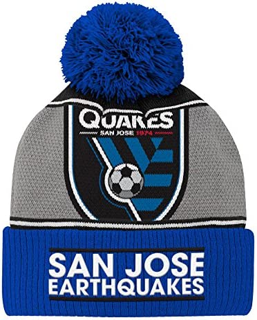Outerstuff 소년 Fan Cuffed Pom Hat