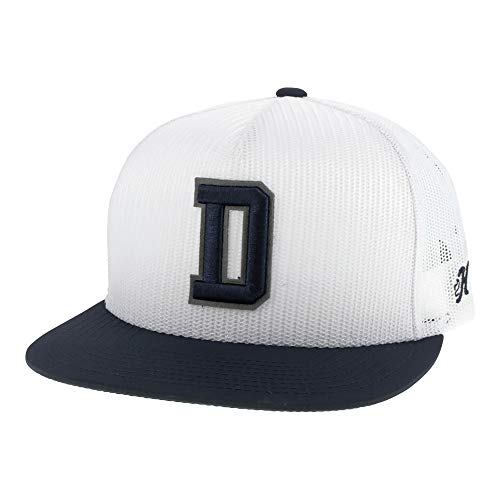 Dallas Cowboys Hooey Mens D Logo Trucker 조절되는 Hat