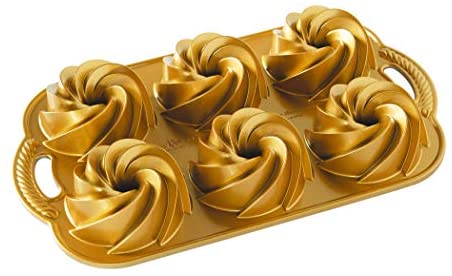 NORDIC WARE 노르딕웨어 미니 번트케이크 6구 베이킹 팬 색상 택1