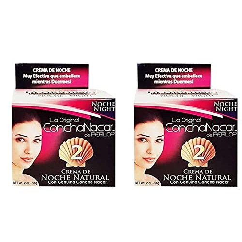 Concha Nacar de Perlop Night Cream, 2 oz - 2pc