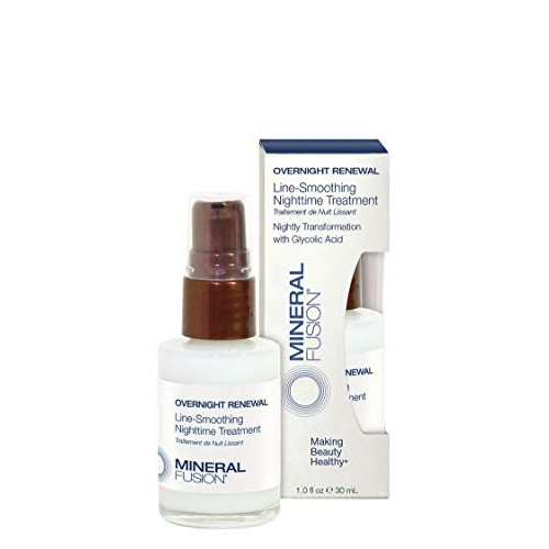 Mineral Fusion Overnight Renewal Line-Smoothing Night 타임 Treatment 1 Ounce
