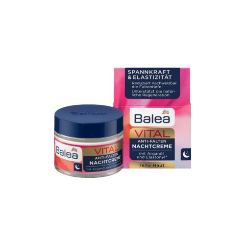 Balea Night Cream VITAL Anti-Wrinkle Night Cream, 50 ml - German product