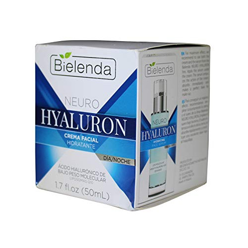 Bielenda Neuro Hyaluron Hydrating Face Cream 1.7 Oz. Day Night.