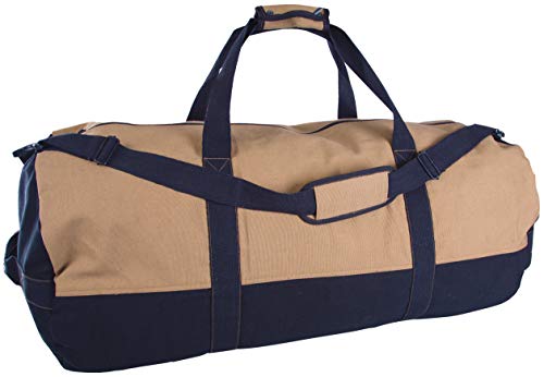 Stansport Two-Tone Canvas Duffle 가방 Zipper