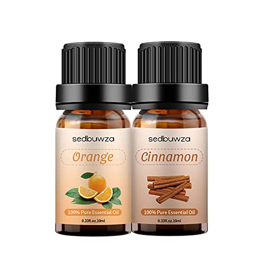 sedbuwza 오렌지 & 시나몬 에센셜 오일 세트 각 10ml
