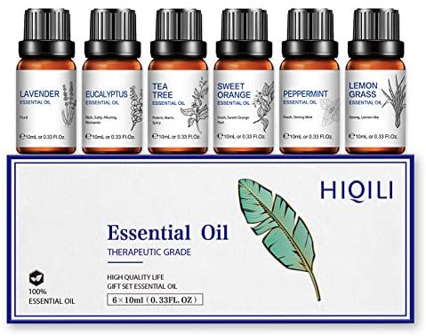 HIQILI 에센셜 오일 10ml x 6종 세트