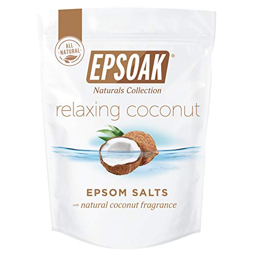 EPSOAK 네츄럴 컬렉션 릴랙싱 코코넛 엡섬염 바스 솔트 2파운드