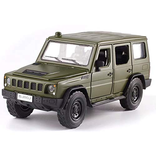BJ80 Light Utility Vehicle 아미 그린 1/32 DIECAST Model Finished CAR Truck