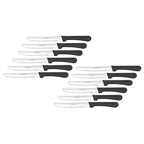 CUISINOX 라운드 팁 스테이크 나이프 12개세트