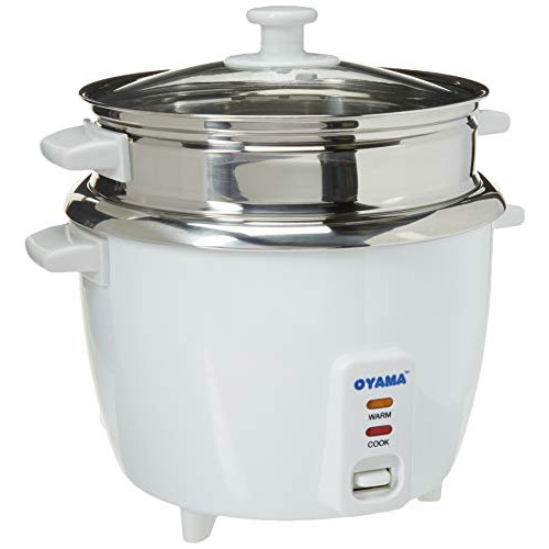 OYAMA 스테인레스 16-Cup Cooked 8-Cup UNCOOKED Rice Cooker 스틸 Inner Pot Steamer Tray CNS-A15U