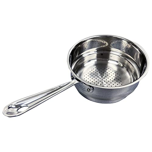 All-Clad 4703-ST 스테인레스 스틸 Dishwasher Safe Universal Steamer Insert Cookware 3-Quart 실버 -