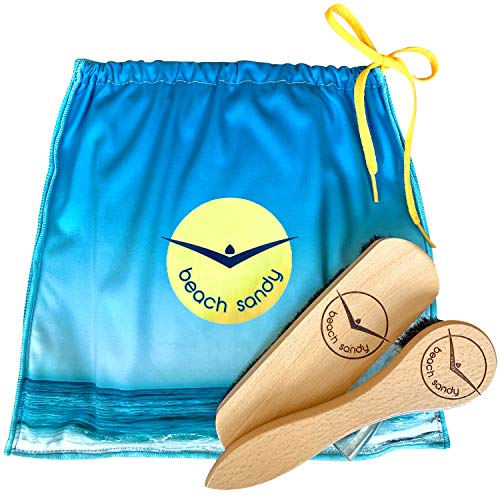 BEACH SANDY 샌드 리무버 모래 털이용 브러쉬 2종 세트