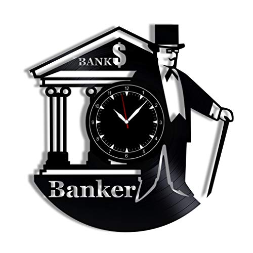 Banker Vinyl Record 시계 12