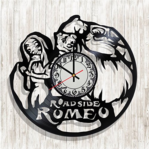 Design 벽시계 Roadside Romeo made from real vinyl record decal poster best 선물 fans 디자인 아트 wall decor