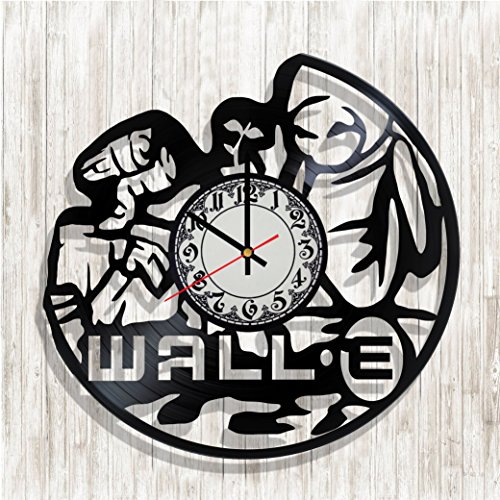 Design 벽시계 WALL-E made from real vinyl record decal poster best 선물 fans 디자인 아트 wall decor