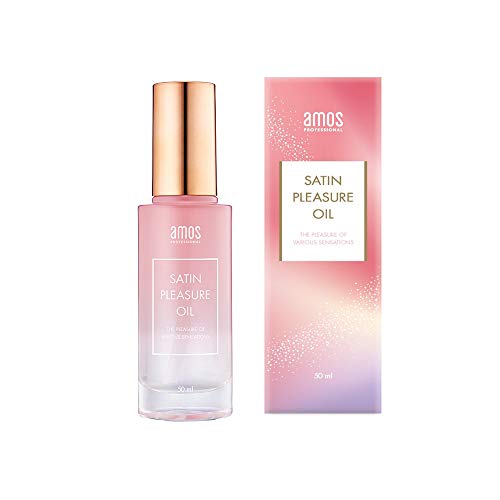 AMOS PROFESSIONAL Satin Pleasure Hair Oil Mist 110ml | Moisture, Nutrition and Gloss with Floral Fragrance for Silky Smooth Hair | Korean Hair Salon Brand