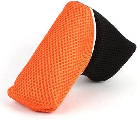 Craftsman Golf Blade Putter Head Cover Black Orange/Blue Mesh for Scotty Ping Callaway Odyssey Etc.