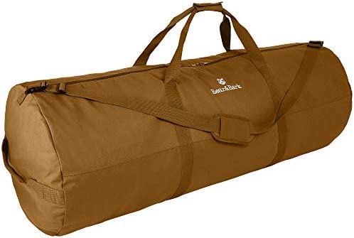Very Large Duffle 가방 &ndash Olive 그린 38&rdquox20&rdquo - 195.6L Canvas Military 아미 Cargo 스타일 Duffel Tote Men Women&ndash College Student Backpacking Travel Storage Shoulder Bag
