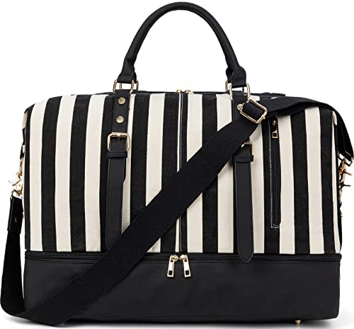 Weekender Carry On Tote Overnight 가방 Men 여성 Travel Duffle Bottom Shoe Compartment Grey-D