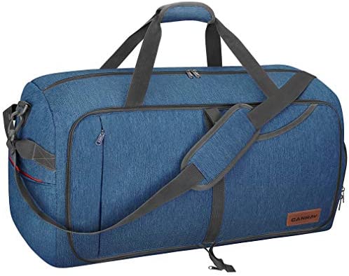 Canway 65L Travel Duffel 가방 접이식 Weekender Shoes Compartment Men 여성 Water-proof & Tear Resistant