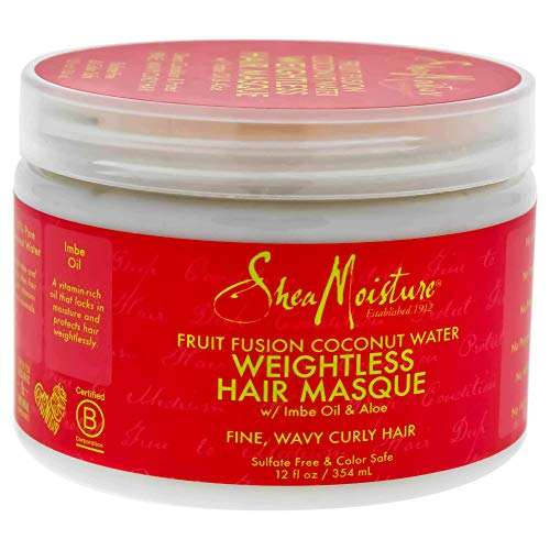 SHEA MOISTURE - 후르츠 퓨전 코코넛 워터 웨이트레스 헤어 마스크 354ml