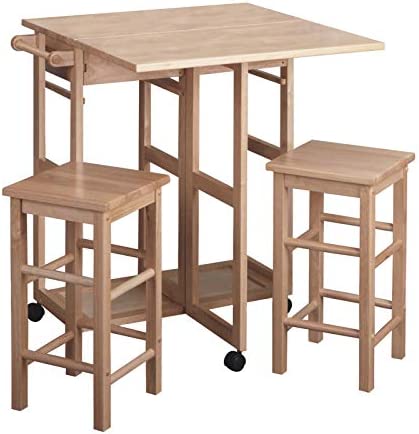 Winsome Wood Suzanne Kitchen, Square, Natural