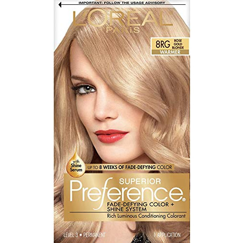 Pref Haircol Rose 골드 Bl Size 1ct Haircolor Blonde