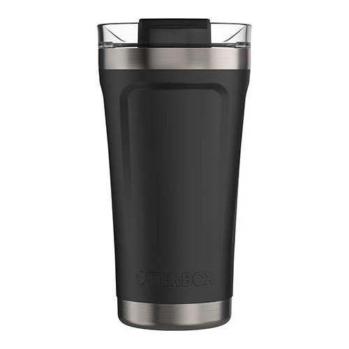 Otterbox Elevation 텀블러 Closed Lid - 16OZ 실버 Panther Black