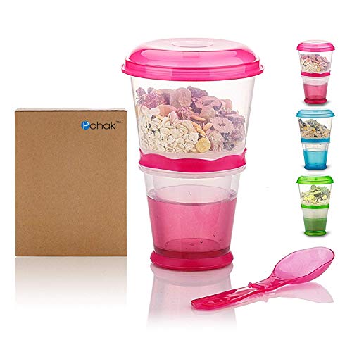 CRUNCHCUP 휴대용 시리얼 컵 색상 택1