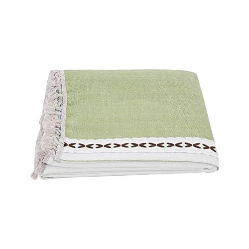 Rectangular Cotton Tassel Tablecloth Linen Fabric Table 커버 Decoration Home Kitchen Dinning Room 4#