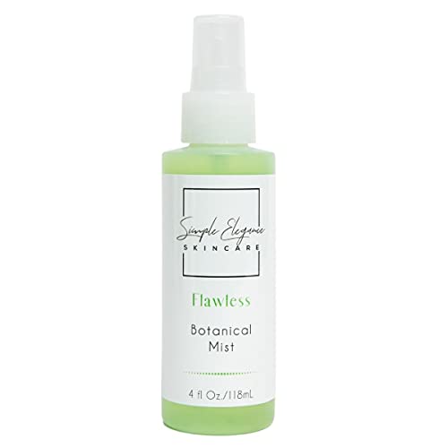 Simple Elegance 스킨케어 - Flawless Botanical Mist Blemish Prone Combination Oily Normal Types Contains Extracts help Clarify Refresh Lightly Scented 라벤더 Lemon Geranium Essential Oils