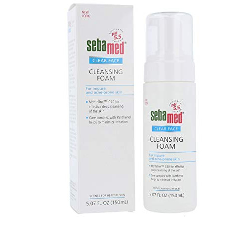 Sebamed 클리어 Face Cleansing Foam 5.07 Fluid Ounces 150mL