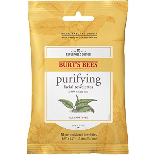 Burt Bees Facial Cleansing Towelettes - 10 CT
