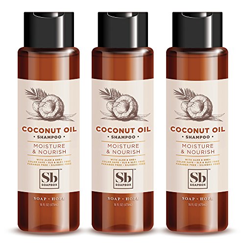 Soapbox Shampoo, Bamboo with Shea, 3 Count