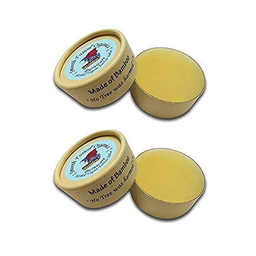 Tattoo You Organics Aftercare, 1 Ounce, UnScented, No Beeswax, Truly Vegan, Gauge Stretching Balm, Piercing Care Stretched Ear Lobe Repair, Cream, Ointment, Oil, Bamboo Jar Glass Inner